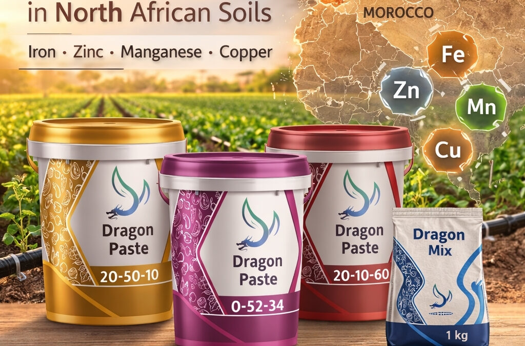 Résoudre les carences en micronutriments dans les sols nord-africains : solutions en fer, zinc, manganèse et cuivre de Dragon Agricultural