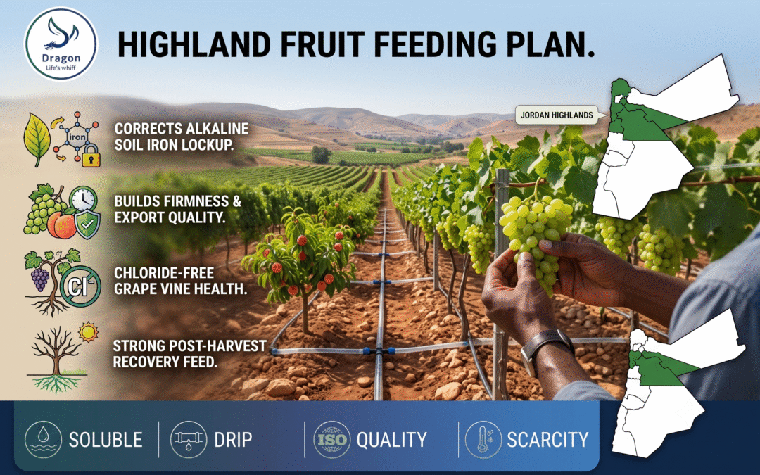 Stone Fruit and Table Grapes in Jordan’s Highlands: A Season-Long Feeding Plan
